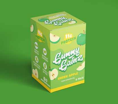 Green Apple Gummies 6 Pack