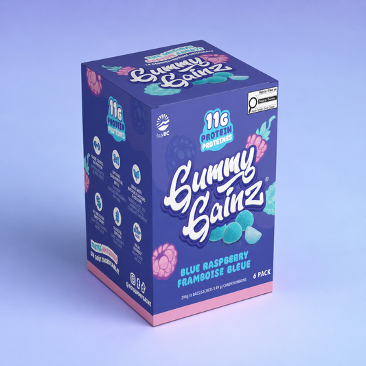 Blue Raspberry Protein Gummies 6 Pack