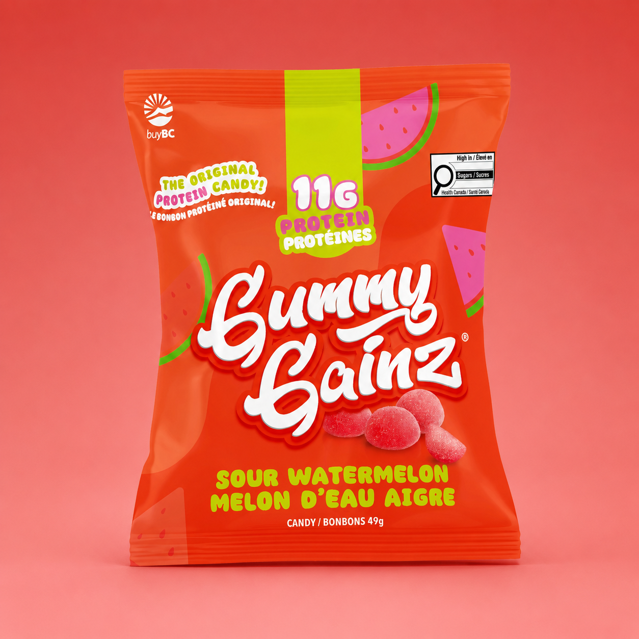 Sour Watermelon Protein Gummies 12 Pack