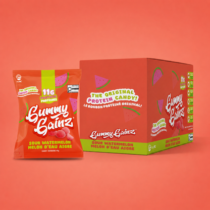 Sour Watermelon Protein Gummies 12 Pack