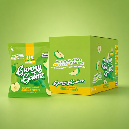 Green Apple Protein Gummies 12 Pack