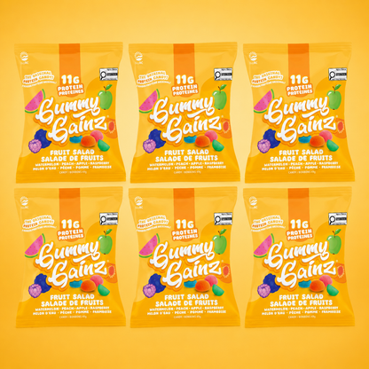 Fruit Salad Protein Gummies 6 Pack