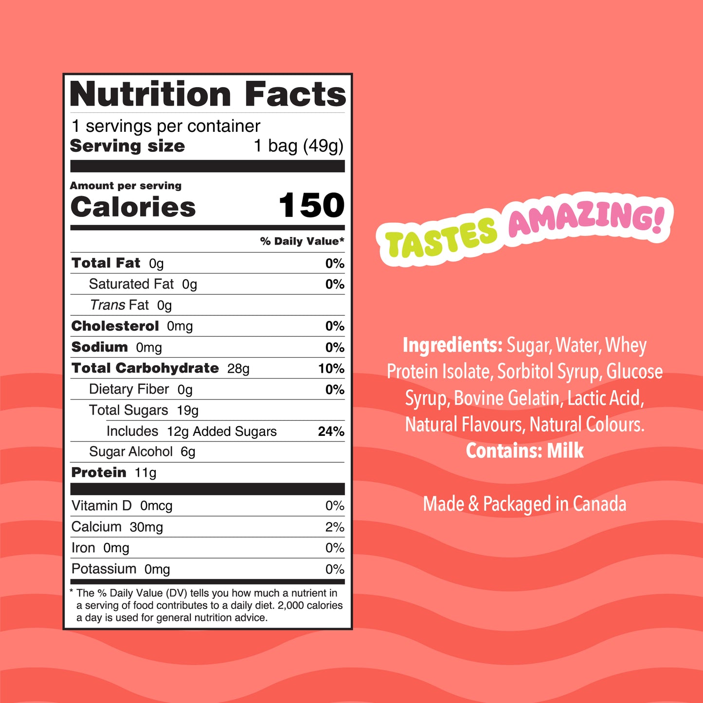 Sour Watermelon Protein Gummies 12 Pack