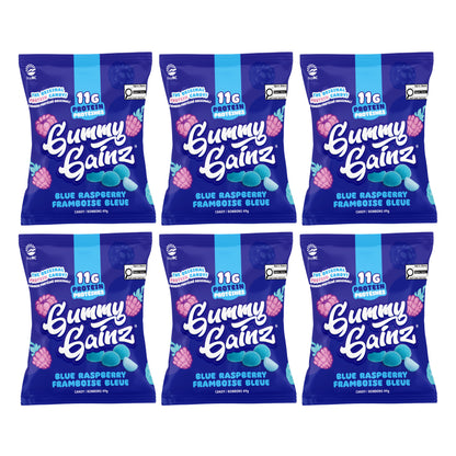 Blue Raspberry Protein Gummies 6 Pack