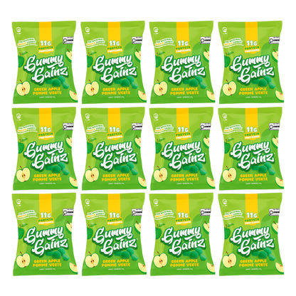 Green Apple Protein Gummies 12 Pack