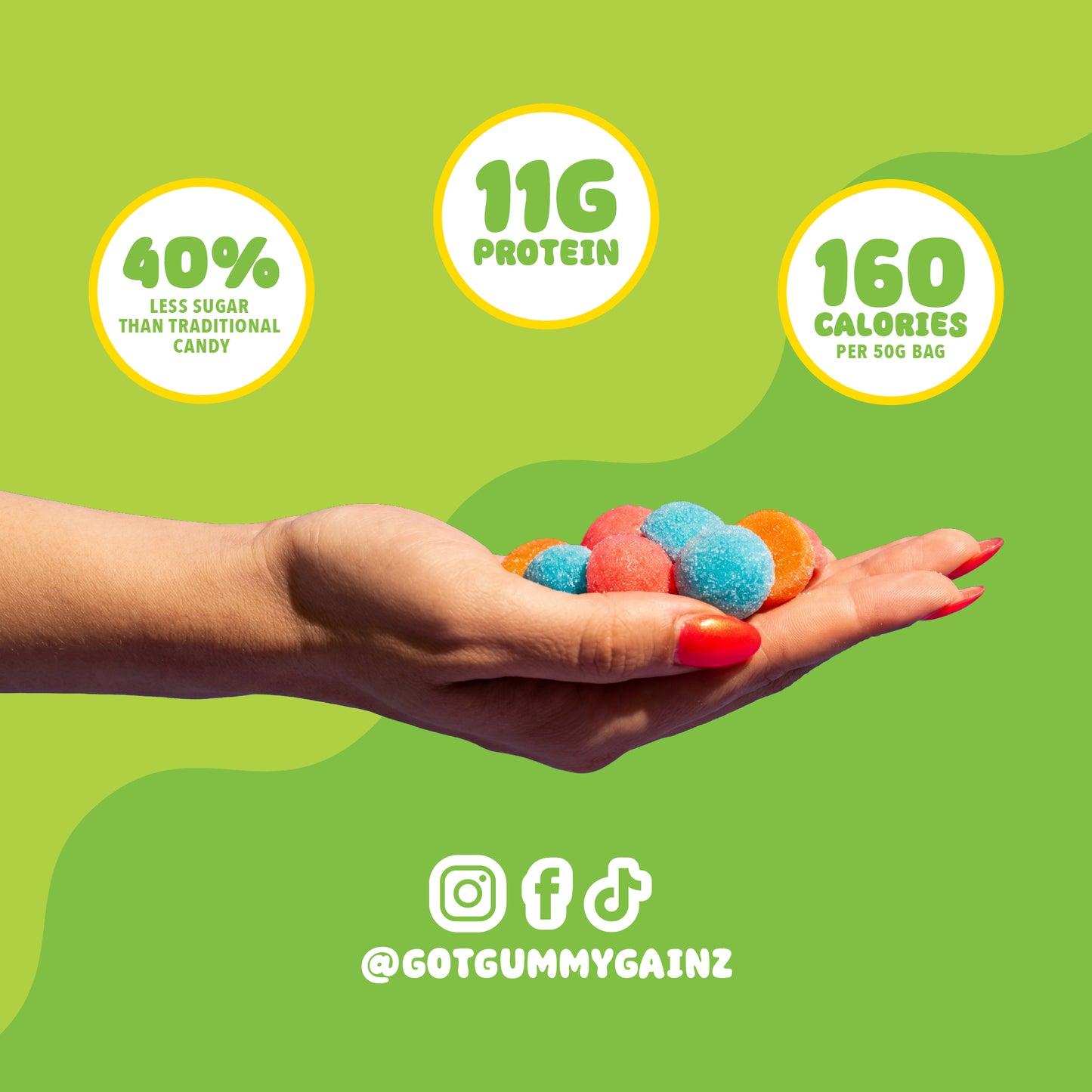 Green Apple Gummies 6 Pack