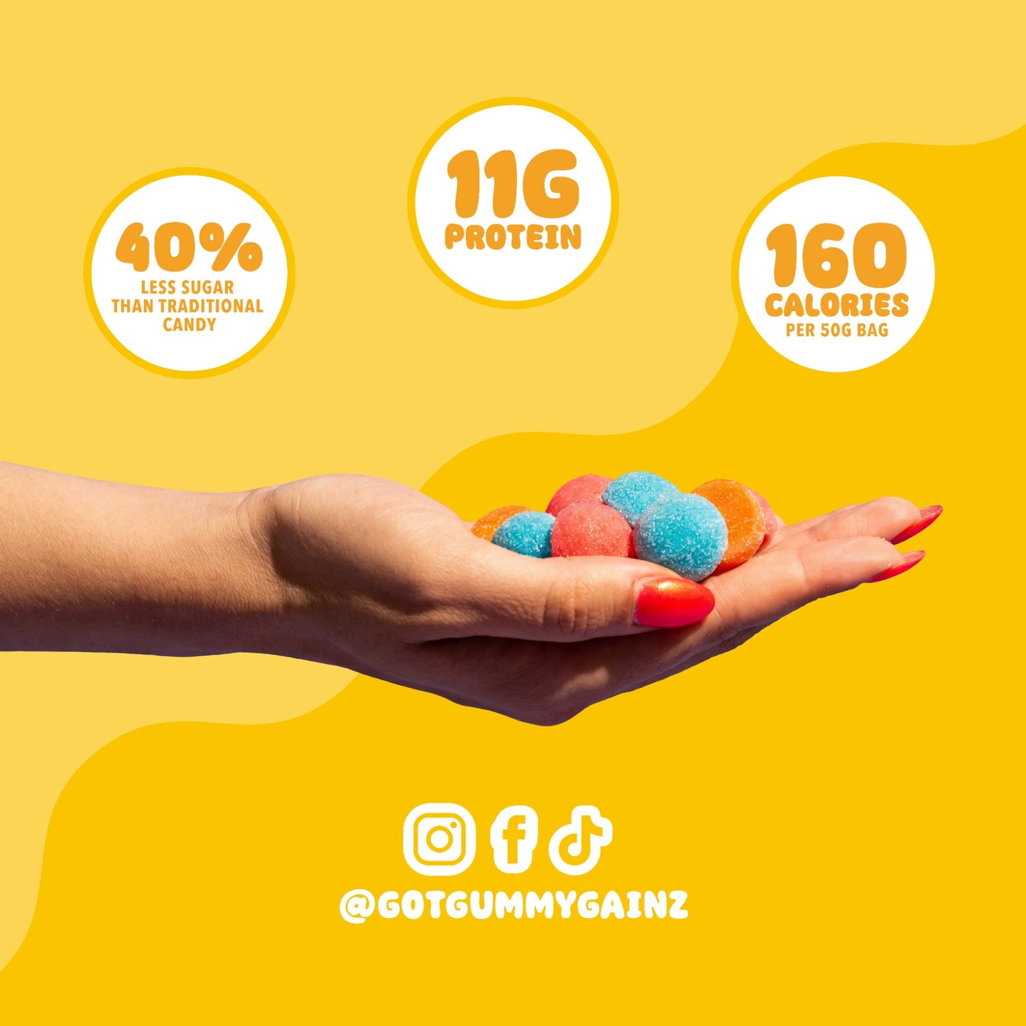 Fruit Salad Protein Gummies 6 Pack