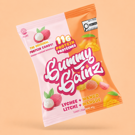 Lychee Mango Protein Gummies 12 Pack