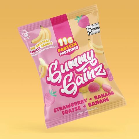 Strawberry Banana Protein Gummies 12 Pack